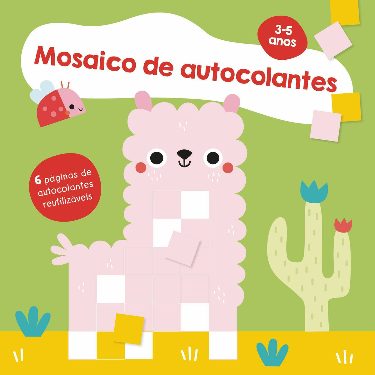 Mosaico de Autocolantes - Lama 3-5 Anos de Yoyo Studios