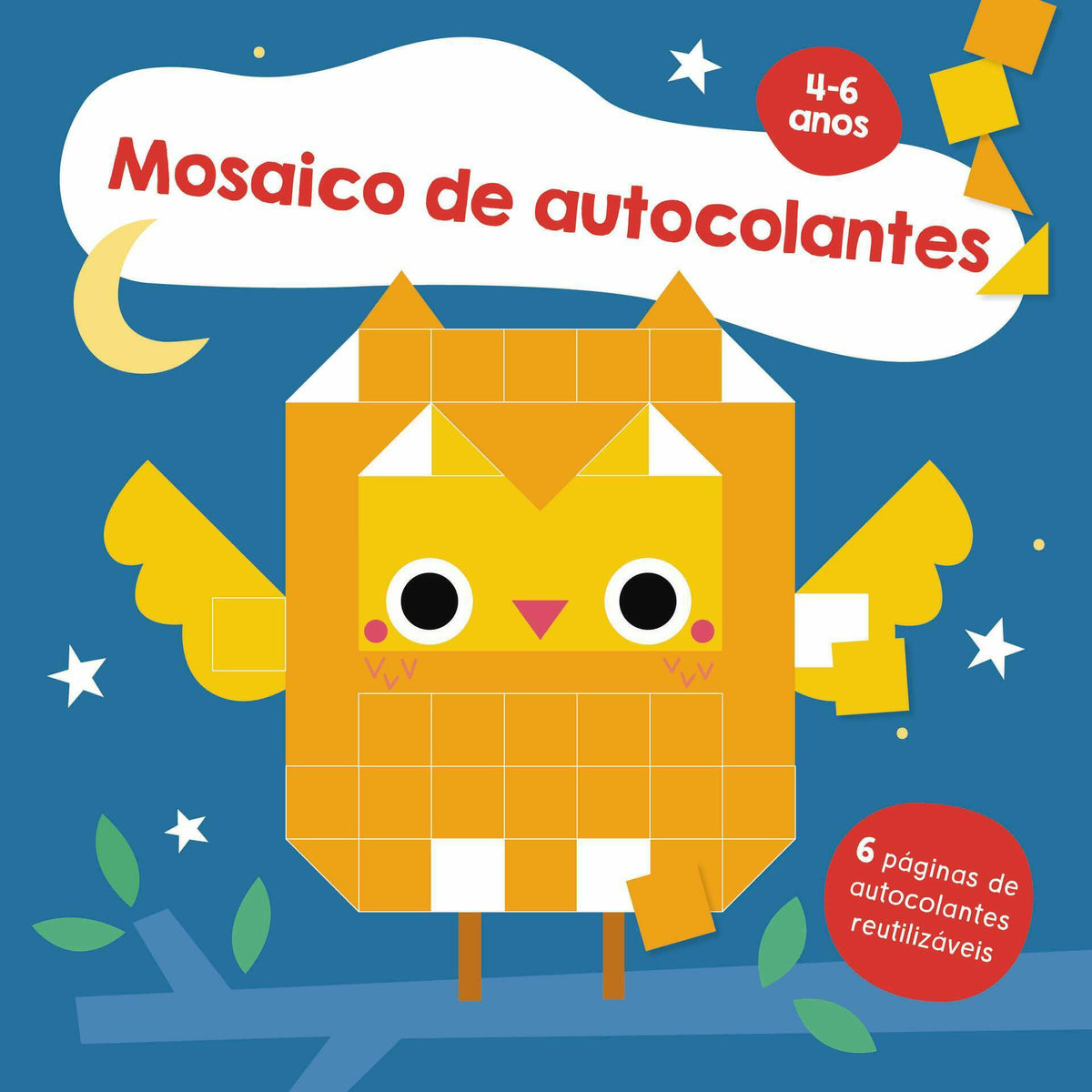 Mosaico de Autocolantes - Coruja 4-6 Anos de Yoyo Studios