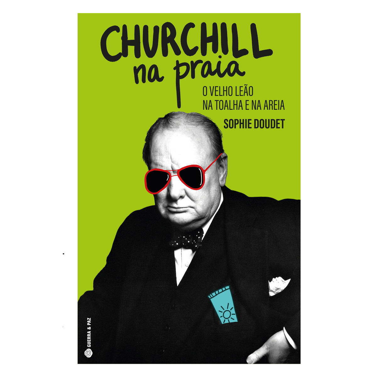 Churchill na Praia de Marie-Sophie Doudet