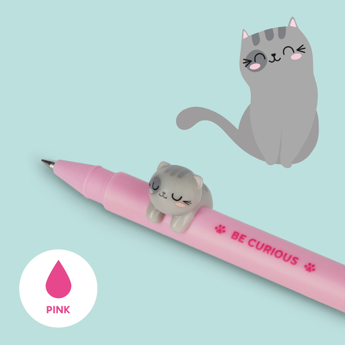 Caneta Gel com Pendente - Kitty Lovely Friends