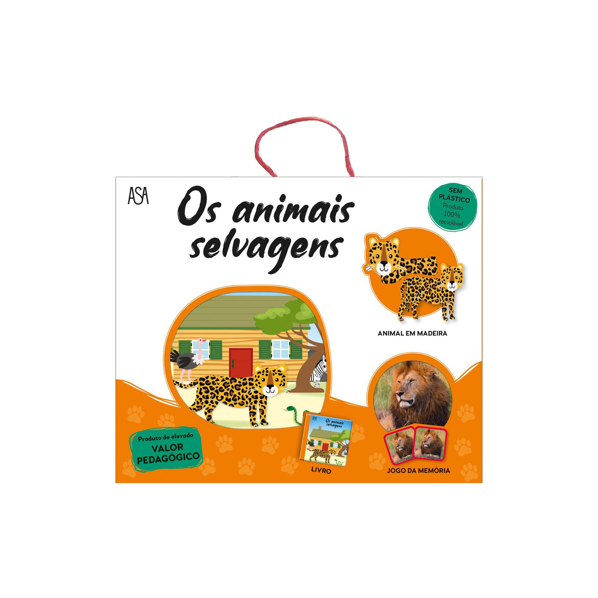 Mala de Atividades - os Animais Selvagens de Kirsten Påbøl Hansen