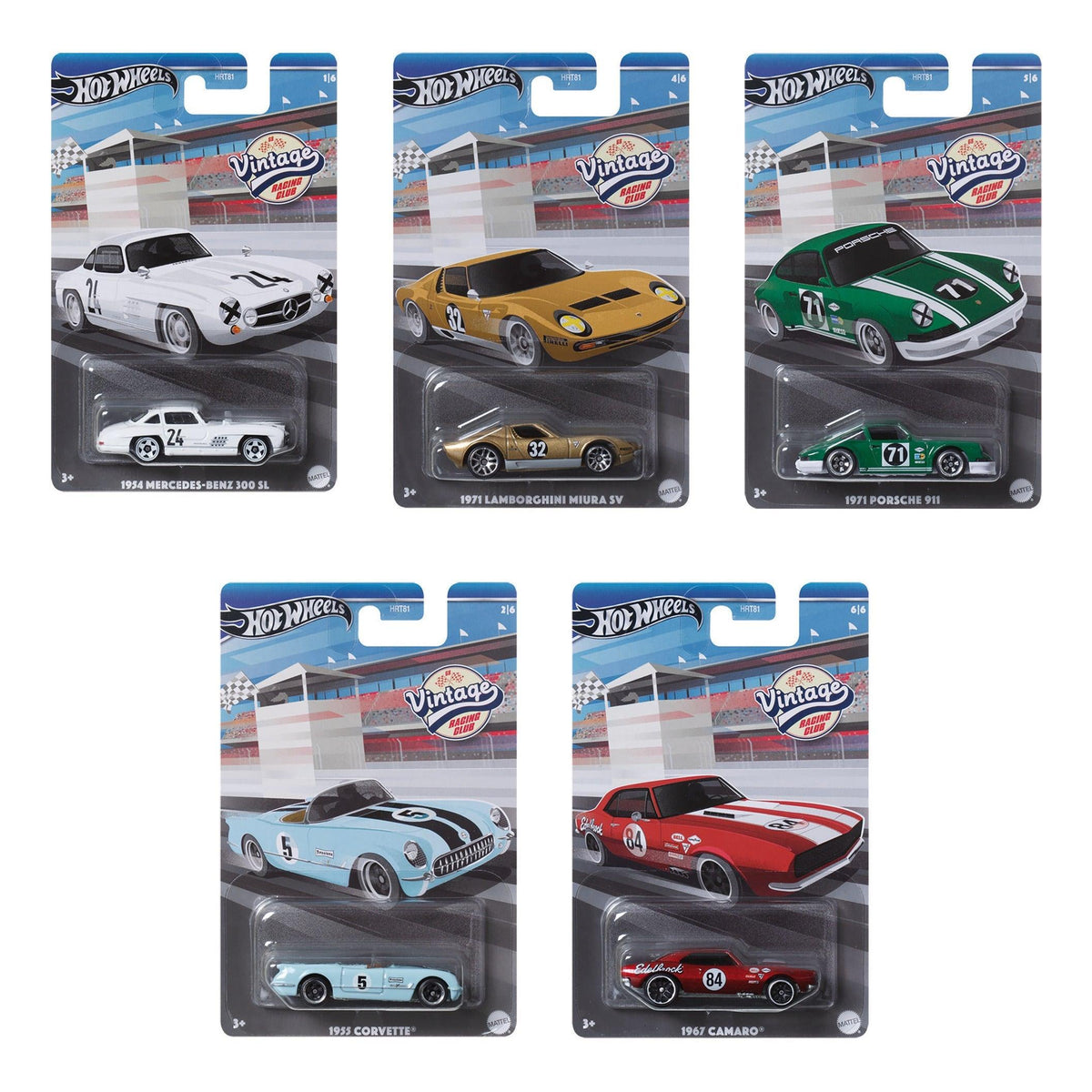 Hot Wheels - Carros Vintage 1:64 (artigo sortido)