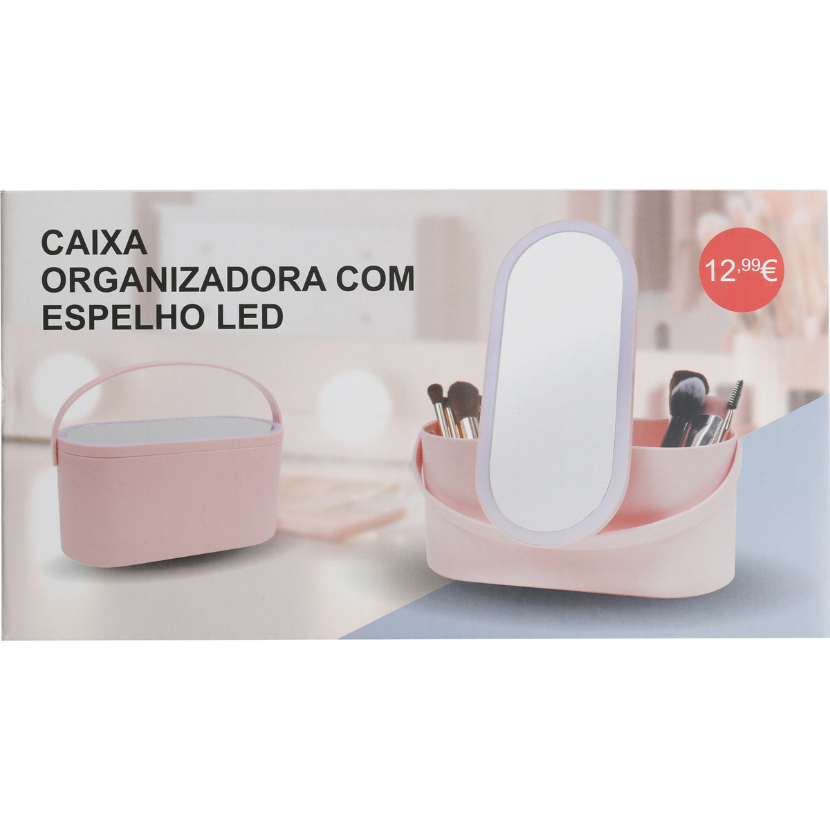 Caixa De Maquilhagem Com Espelho Led