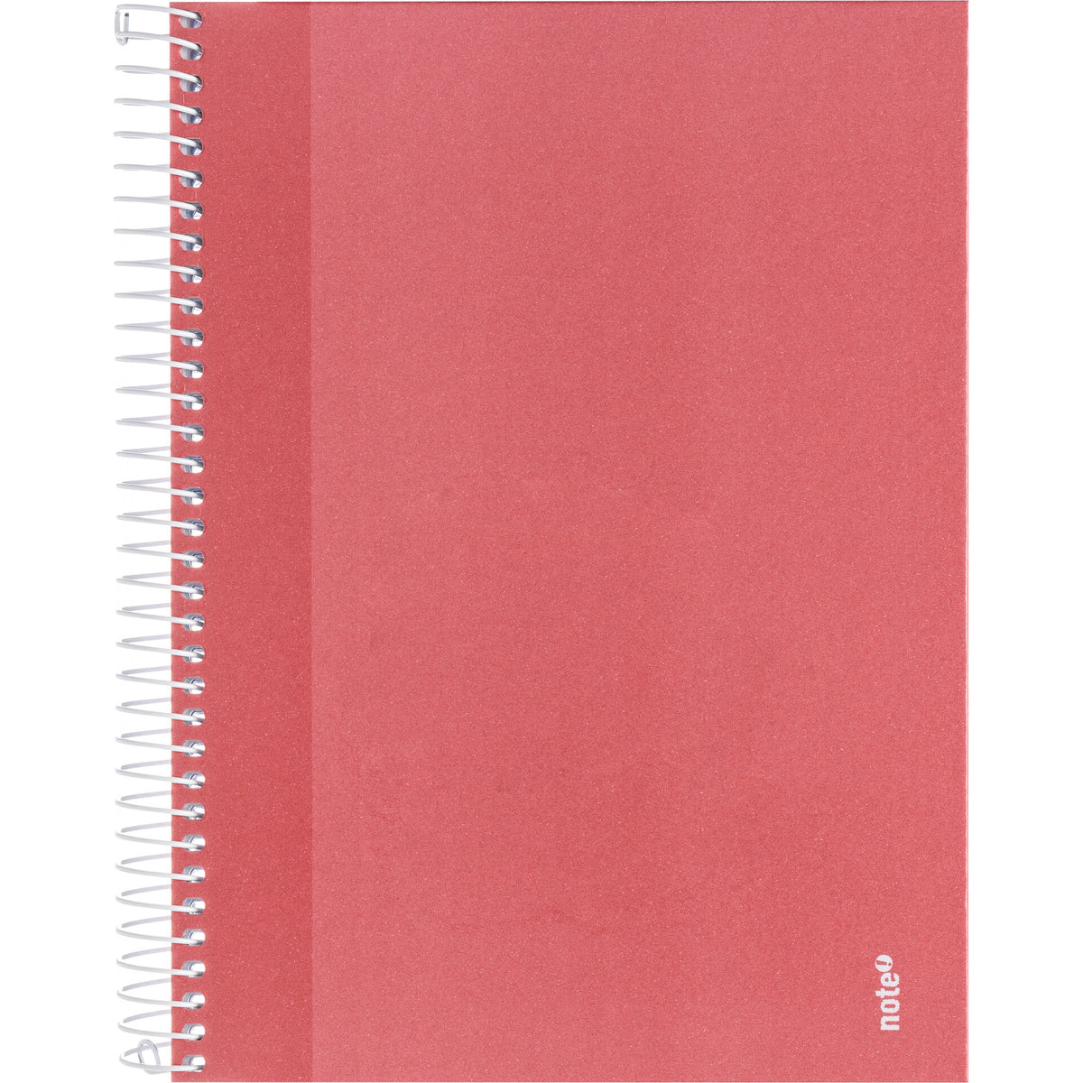 Caderno Espiral A5 Capa Dura Pautado Vermelho Note!