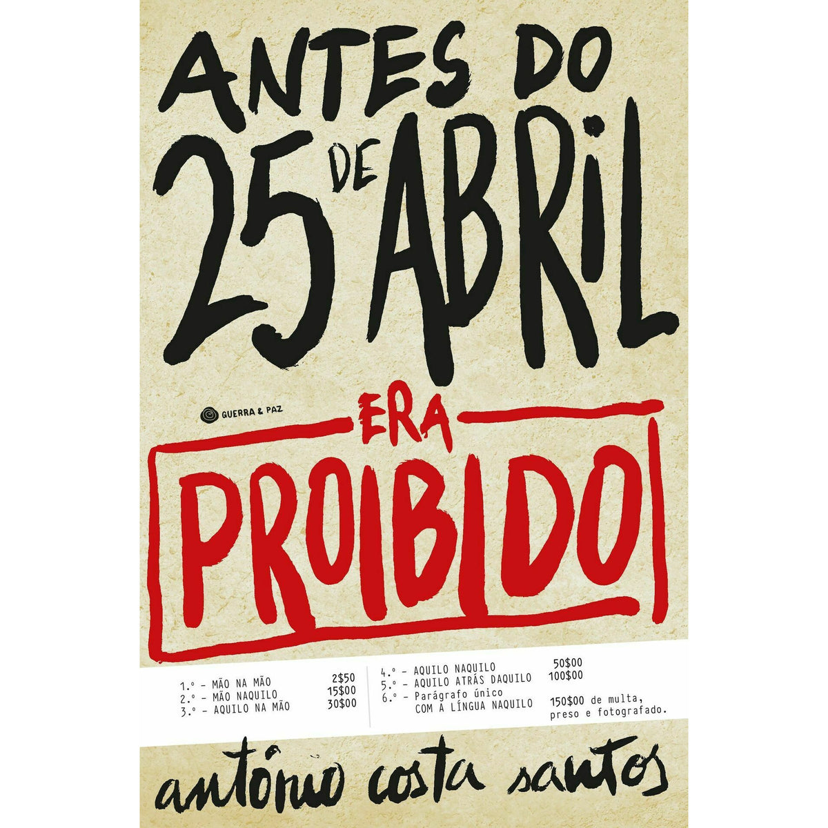 Antes do 25 de Abril: Era Proibido de António Costa Santos