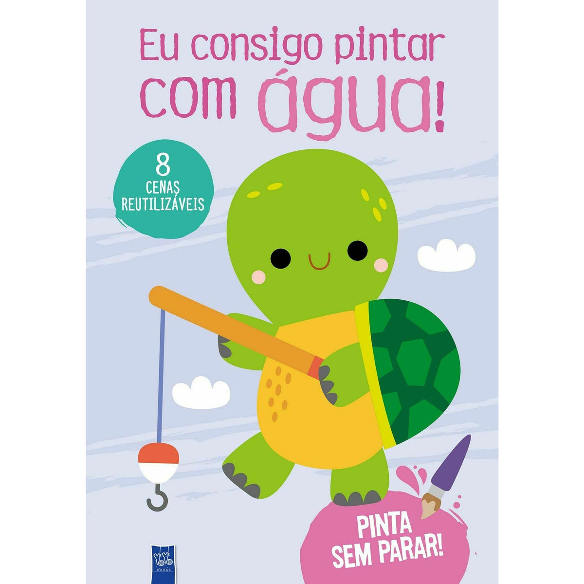 Eu Consigo Pintar com Água - Lilás - Tartaruga de YOYO BOOKS