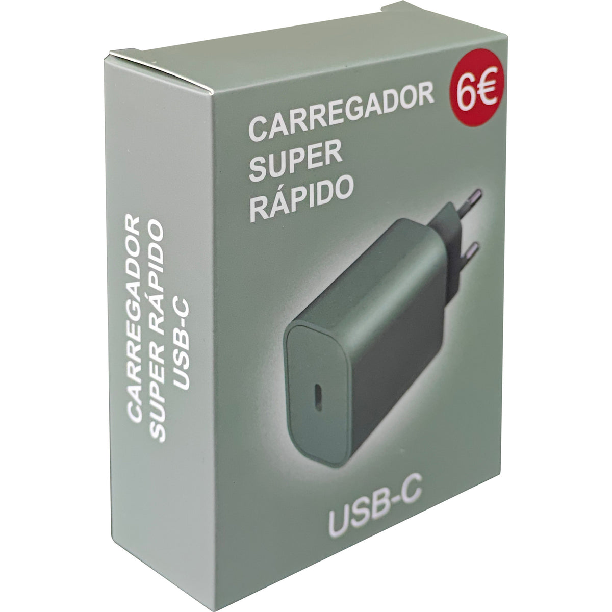 Tomada USB-C Verde Fusion