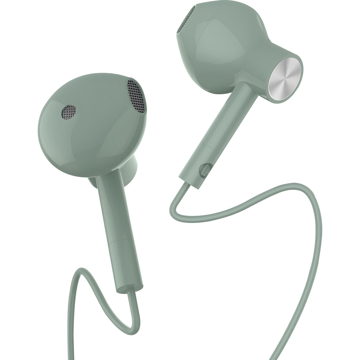 Auriculares com Fios Verde Fusion