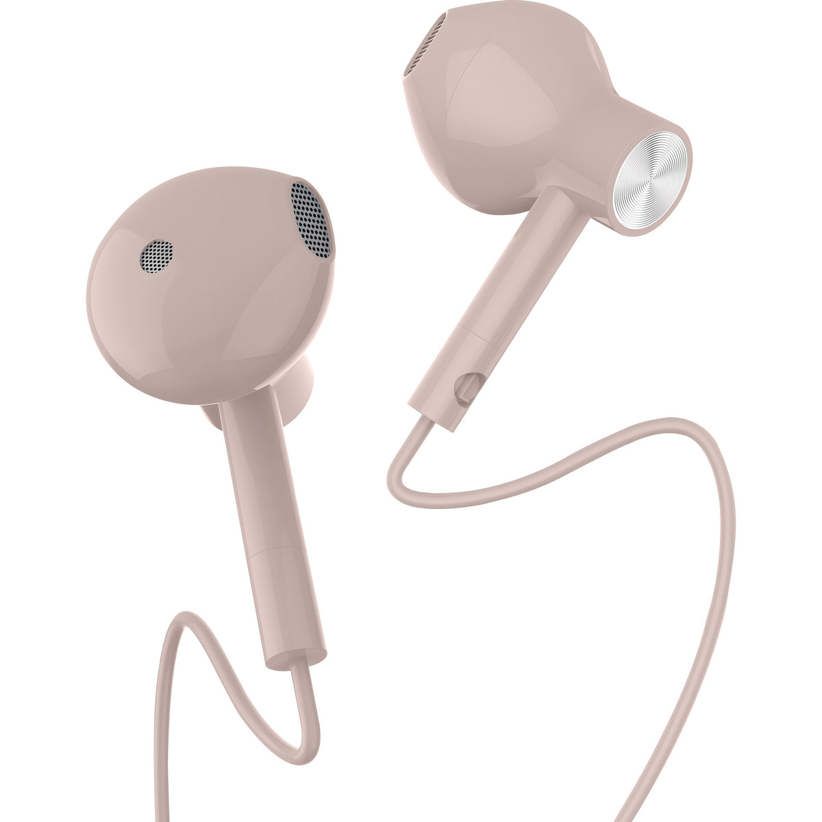 Auriculares com Fios Rosa Fusion
