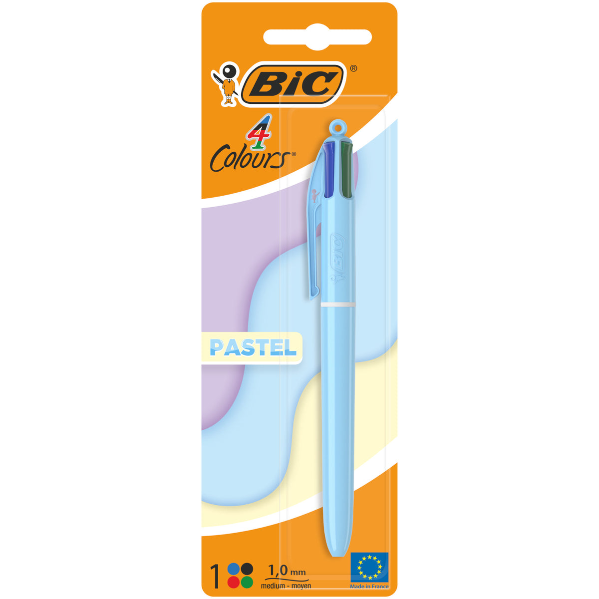 Esferográfica 4 Colours Pastel Bic (várias opções)