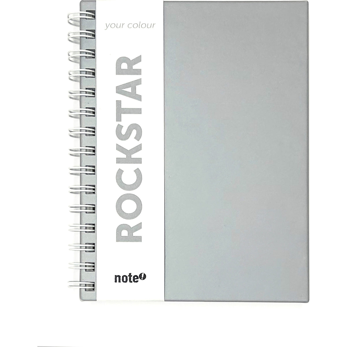 Caderno Espiral A5 Capa Dura Pautado Your Colour Rockstar Note!