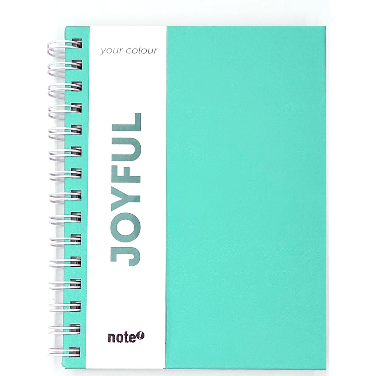 Caderno Espiral A5 Capa Dura Pautado Your Colour Joyful Note!