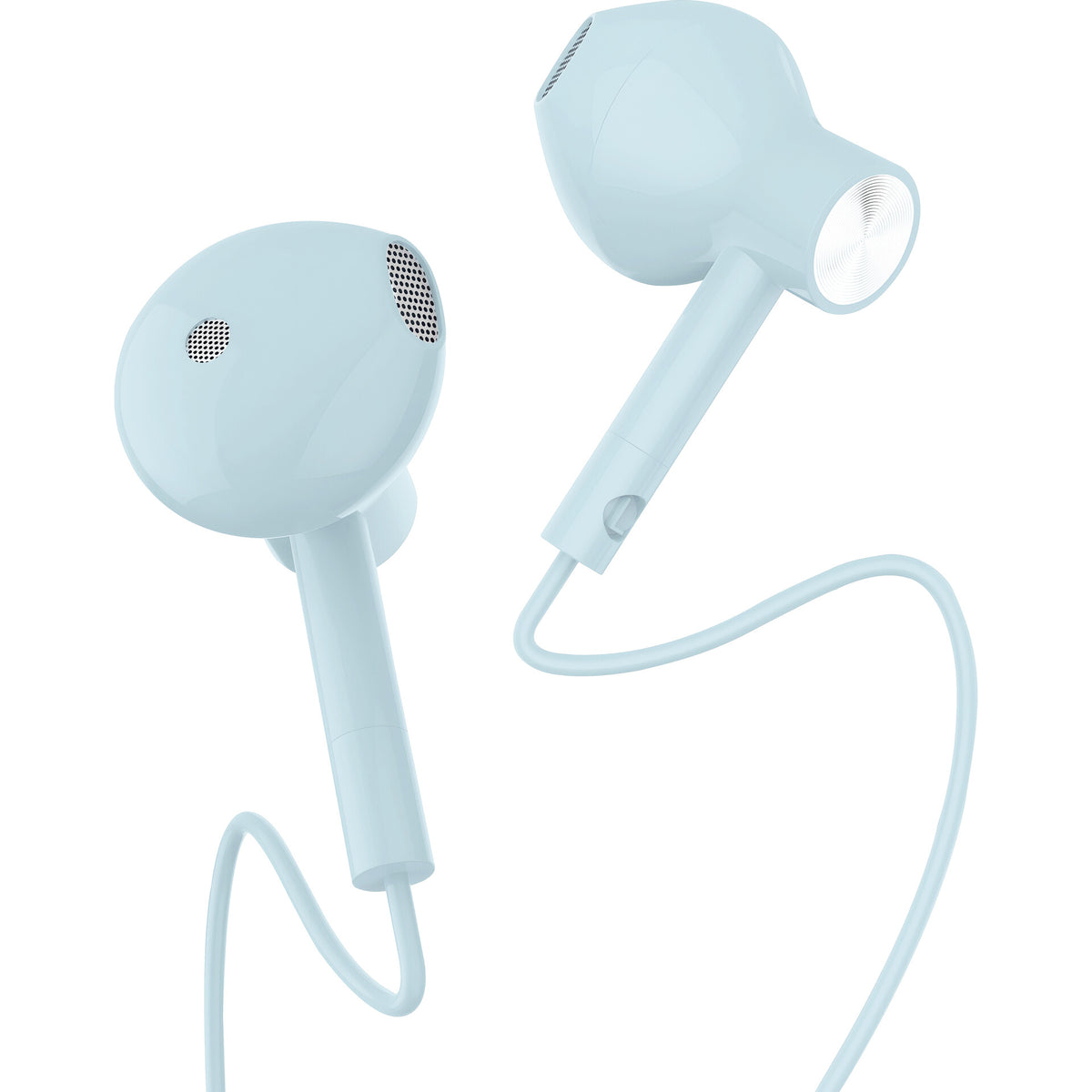 Auriculares Com Fios Aqua Sky
