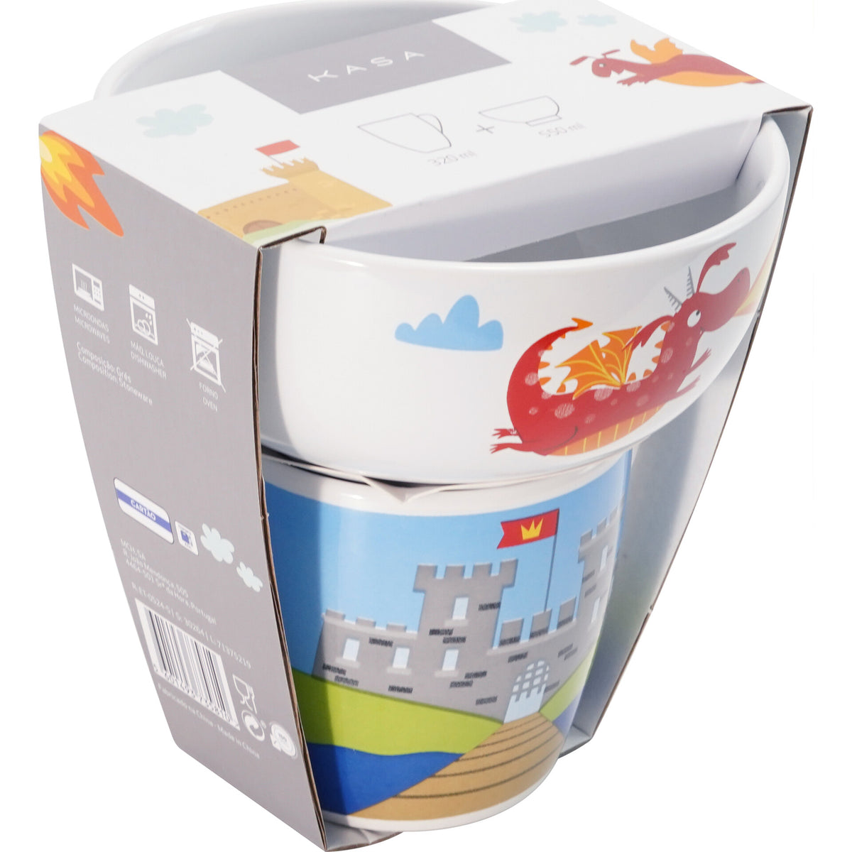 Caneca + Taça Dinossauro