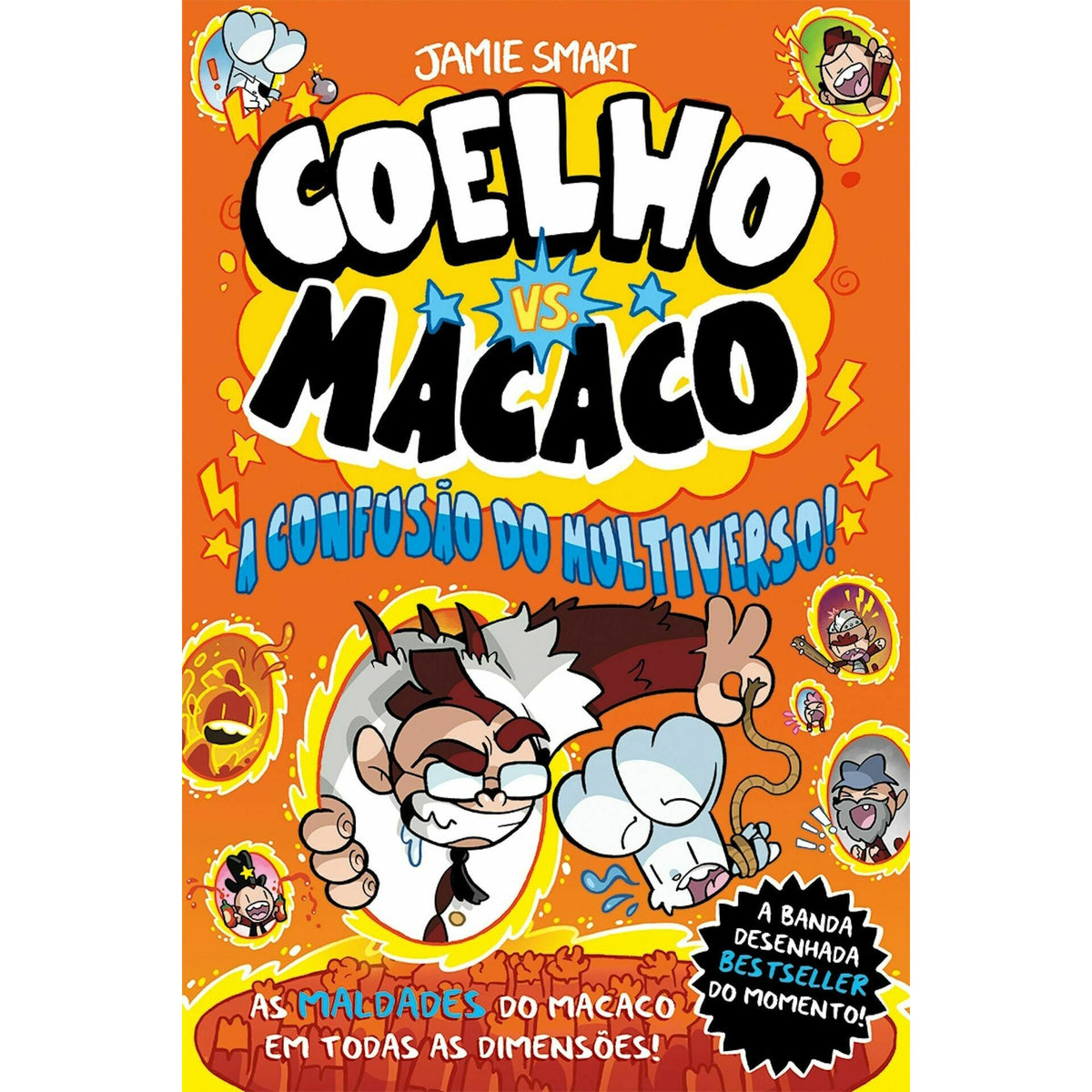 Coelho vs Macaco: A Confusão do Multiverso! de Jamie Smart