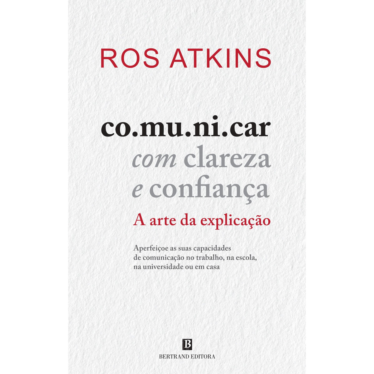 Comunicar Com Clareza E Confiança de Ros Atkins