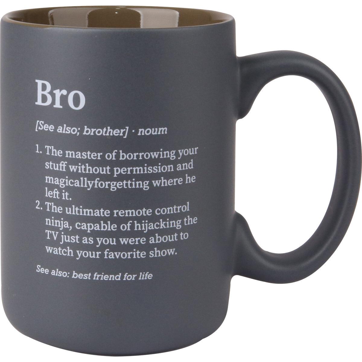 Caneca Cinzenta L Bro
