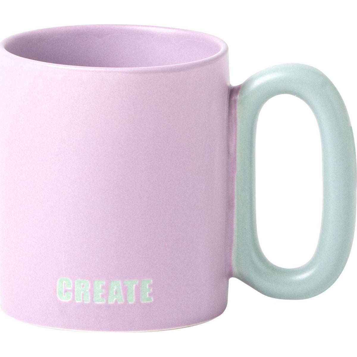 Caneca Lilás com Asa Verde Create