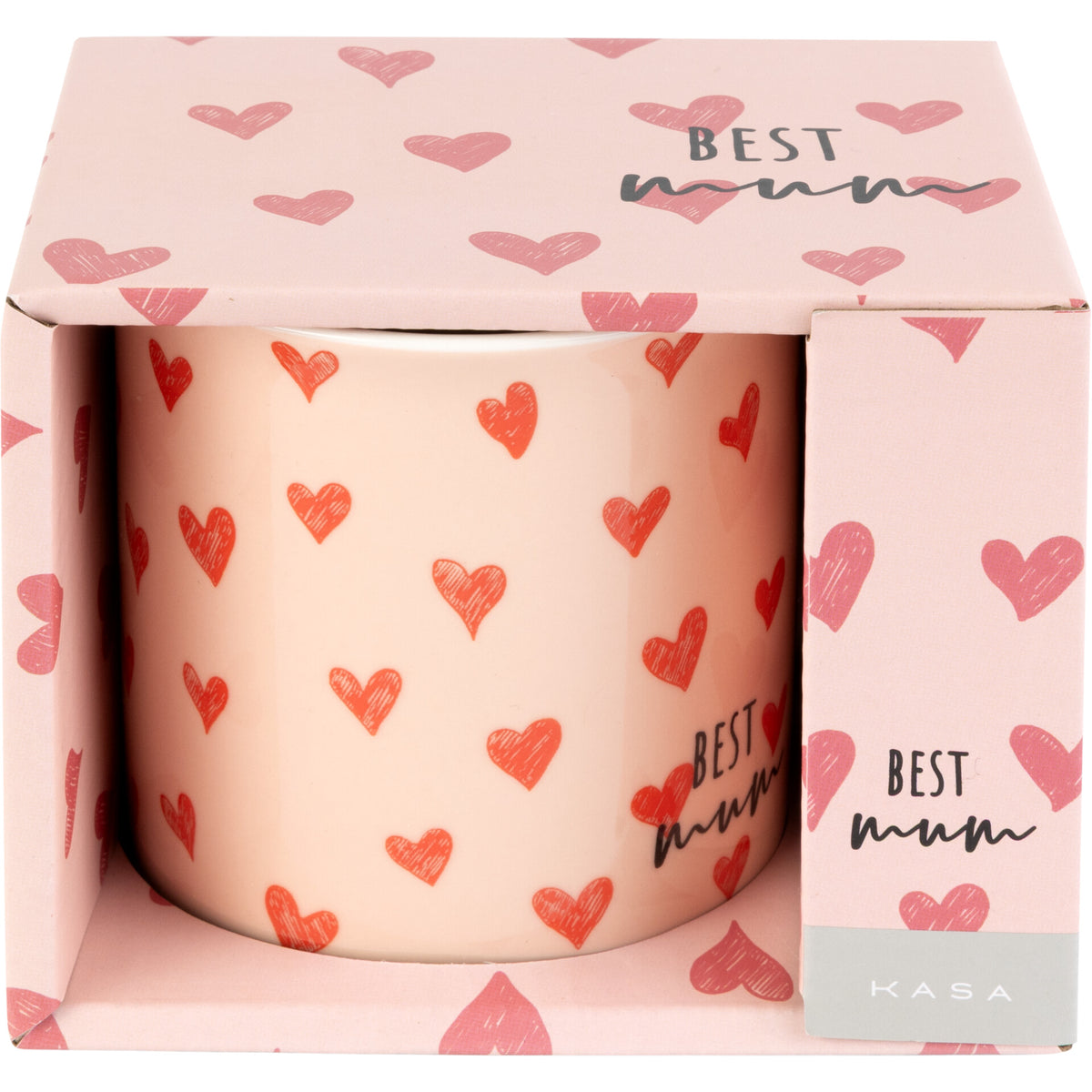 Caneca Corações Best Mum