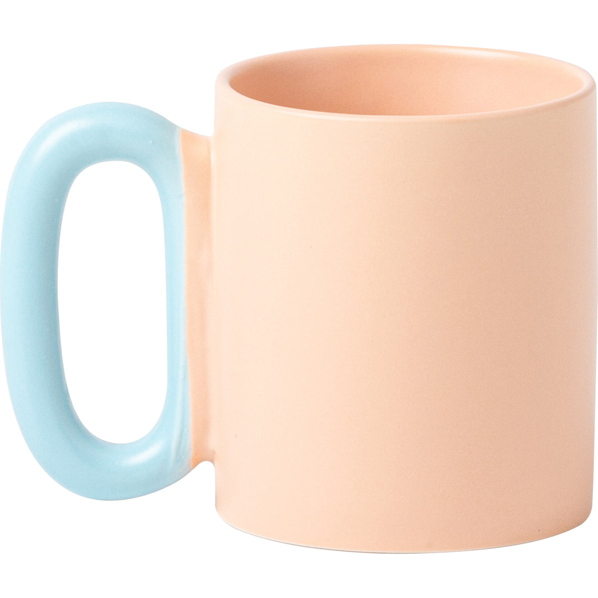 Caneca Laranja com Asa Azul Think
