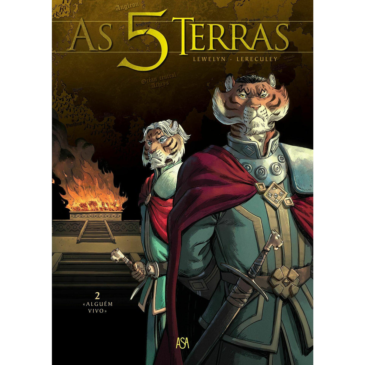 As 5 Terras - Livro 2: «Alguém Vivo» de Lewelyn e Jerome Lereculey