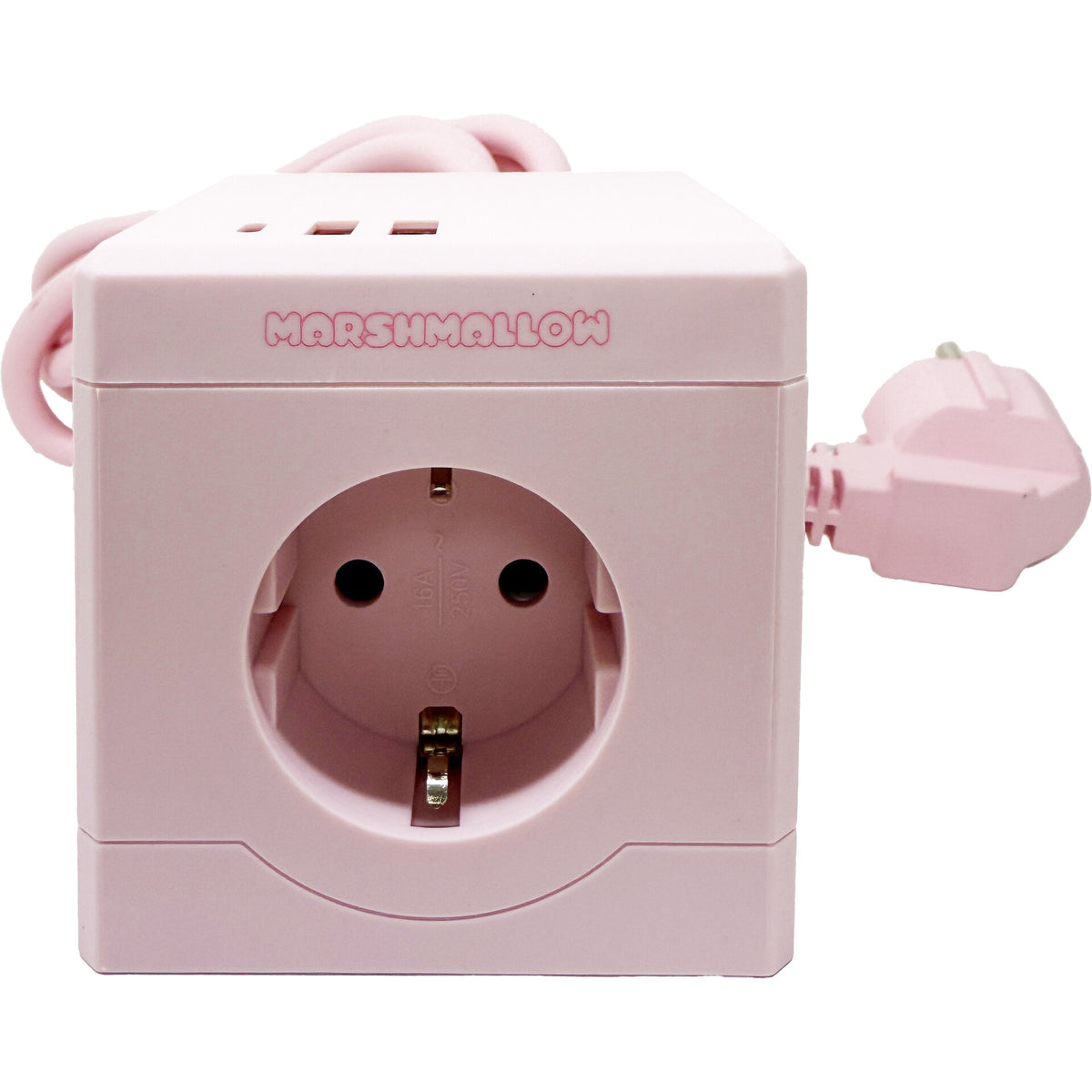 Ficha Rosa 3Tom 2Usb