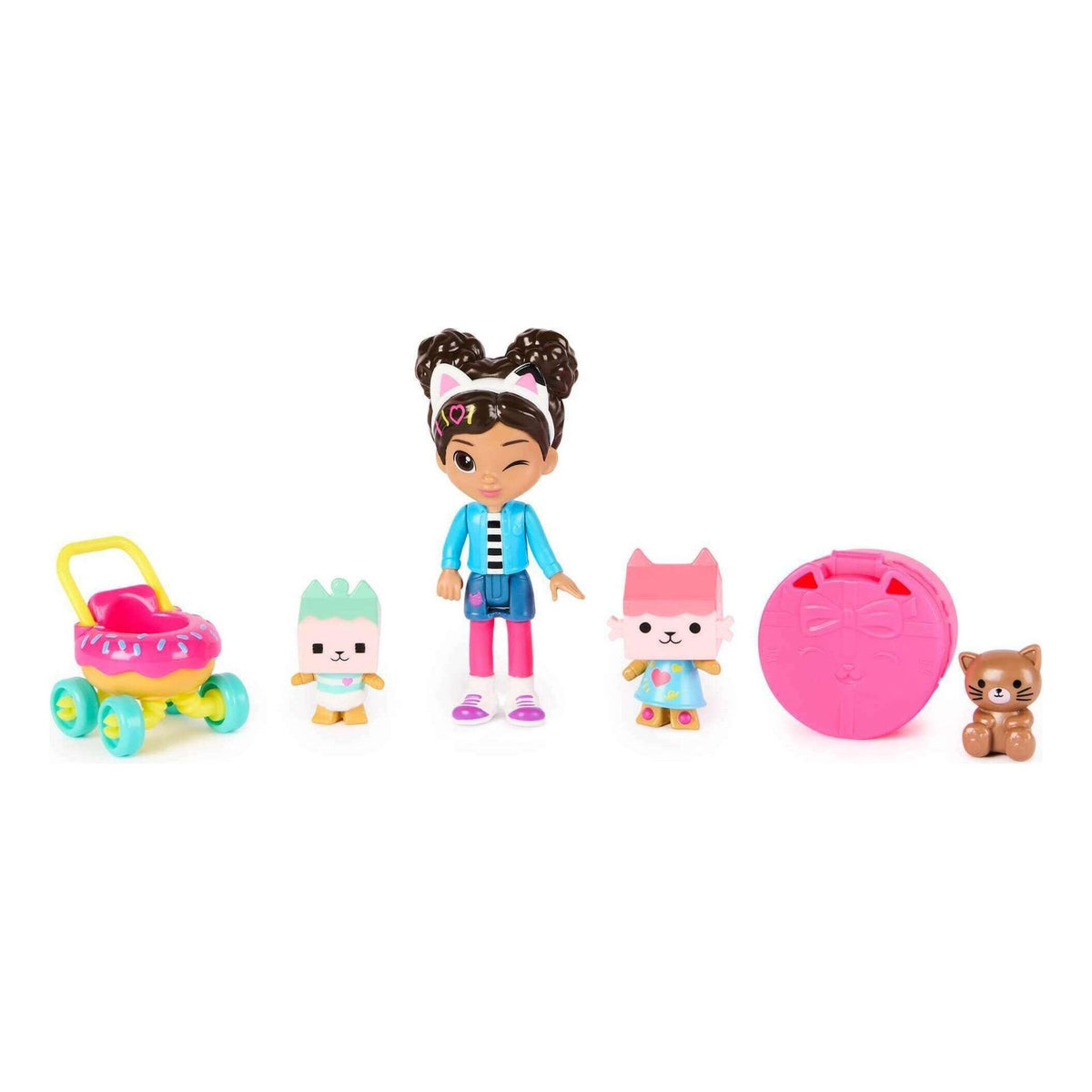 Gabby's Dollhouse - Conjunto de Figuras Cuida de Gatinhos
