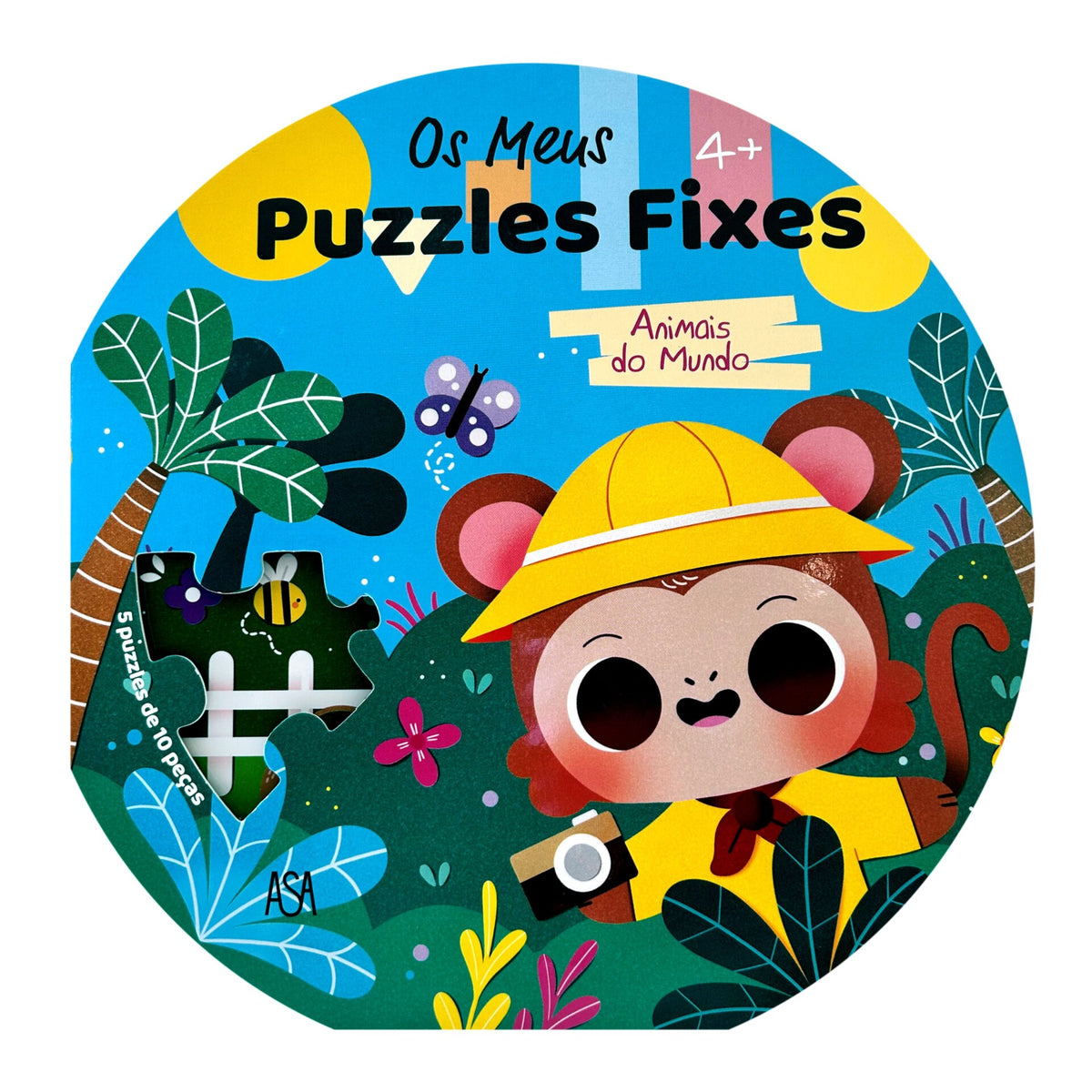 Os Meus Puzzles Fixes - Animais do Mundo de Hemma