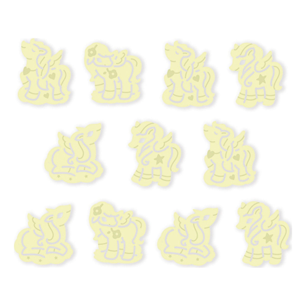 Glow-In-The-Dark 3D Unicorns