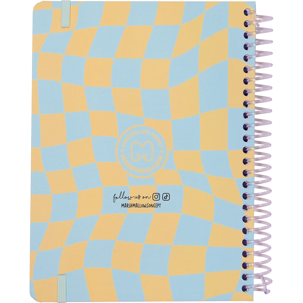 Caderno Espiral A5 Slimey Chess (várias opções) Marshmallow