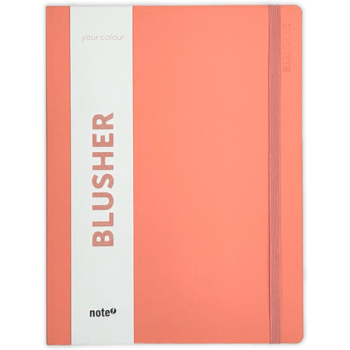 Caderno B5 Capa Dura com Elástico Pautado Your Colour Blusher Note!