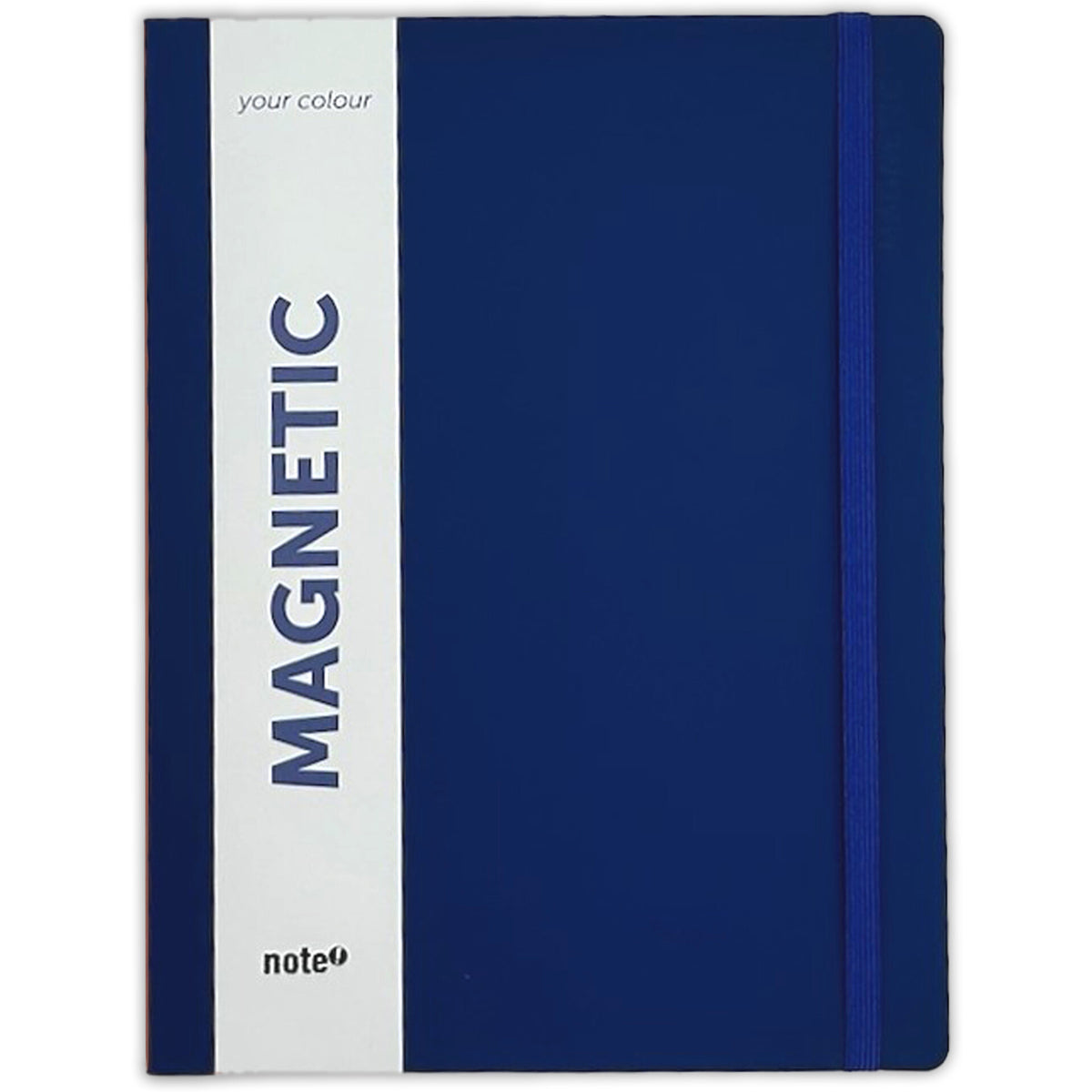 Caderno B5 Capa Dura com Elástico Pautado Your Colour Magnetic Note!