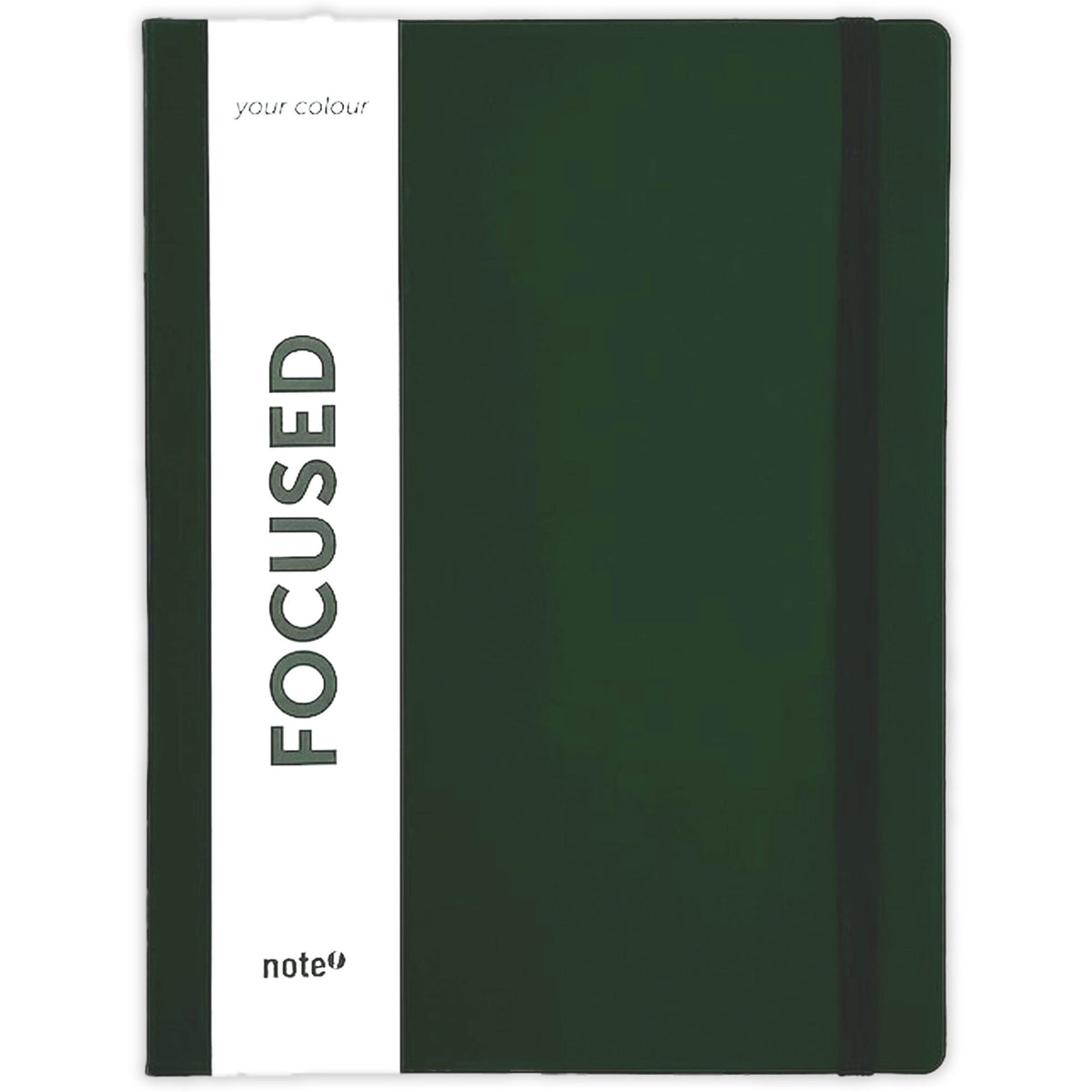 Caderno B5 Capa Dura com Elástico Pautado Your Colour Focused Note!