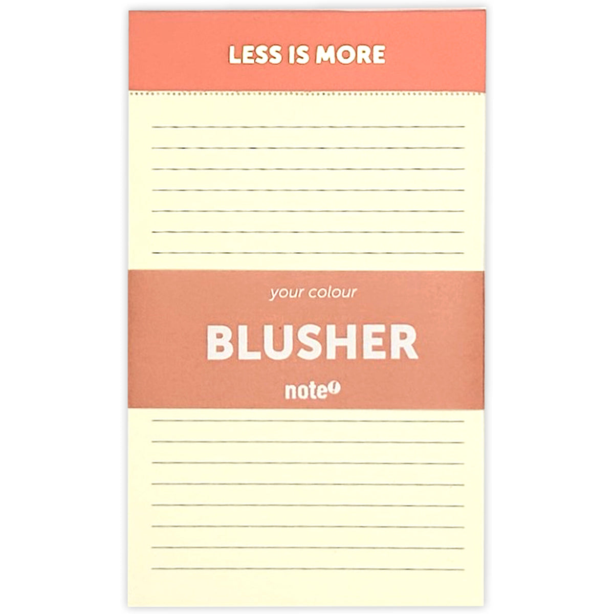 Bloco Notas Pautado 65 Folhas Your Colour Peach Note!