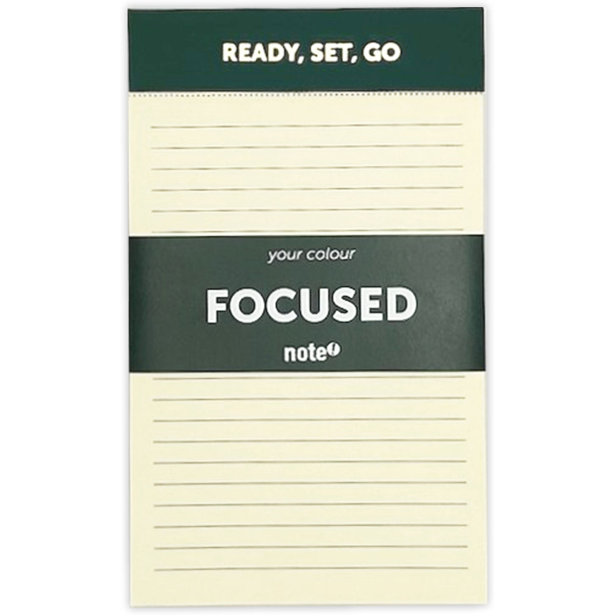 Bloco Notas Pautado 65 Folhas Your Colour Verde Note!