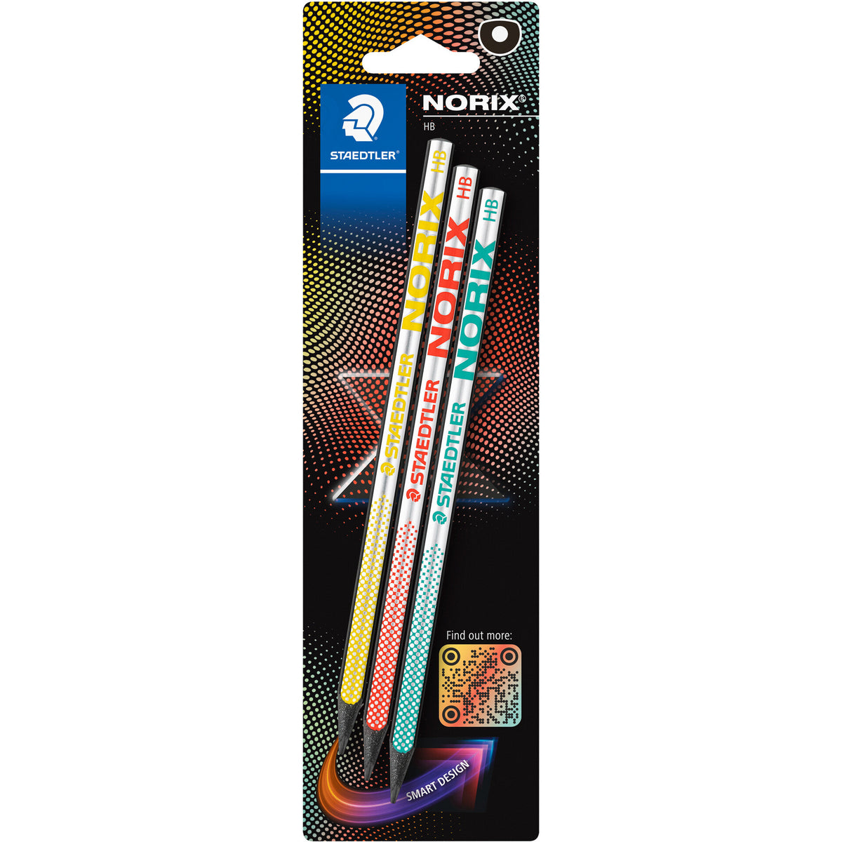 Lápis Grafite HB Ergonómico Norix 3 Unidades Staedtler