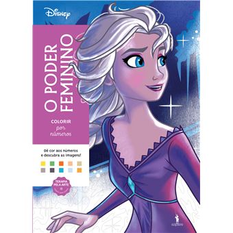 Disney Colorir por Números - o Poder Feminino