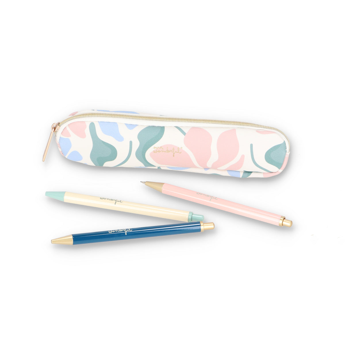 Conjunto De Escrita - Estampa De Flores