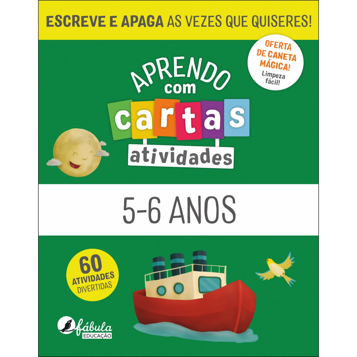 Aprendo com Cartas: Atividades 5-6 Anos de Livro
