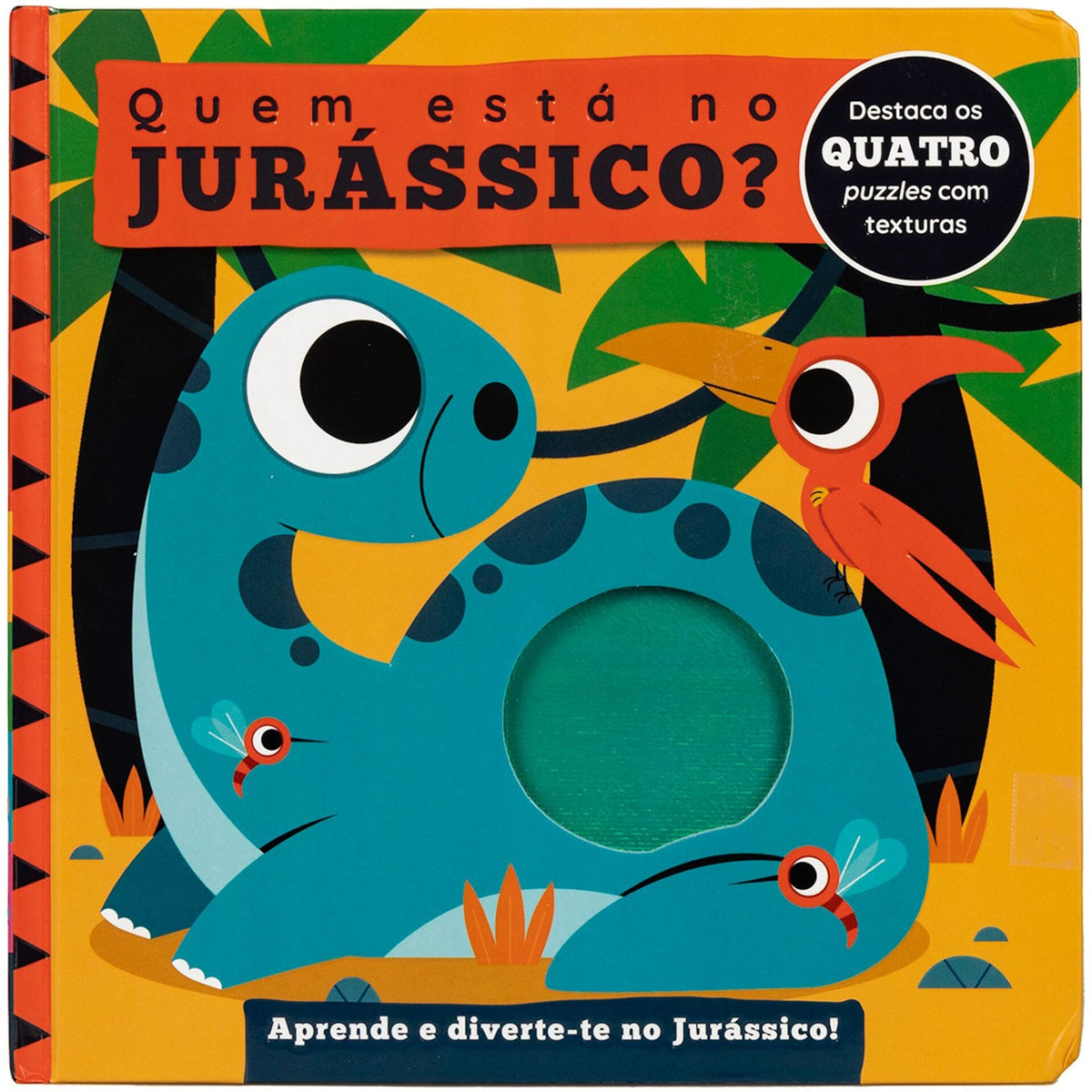 Quem Está no Jurássico? - com 4 Puzzles com Texturas
