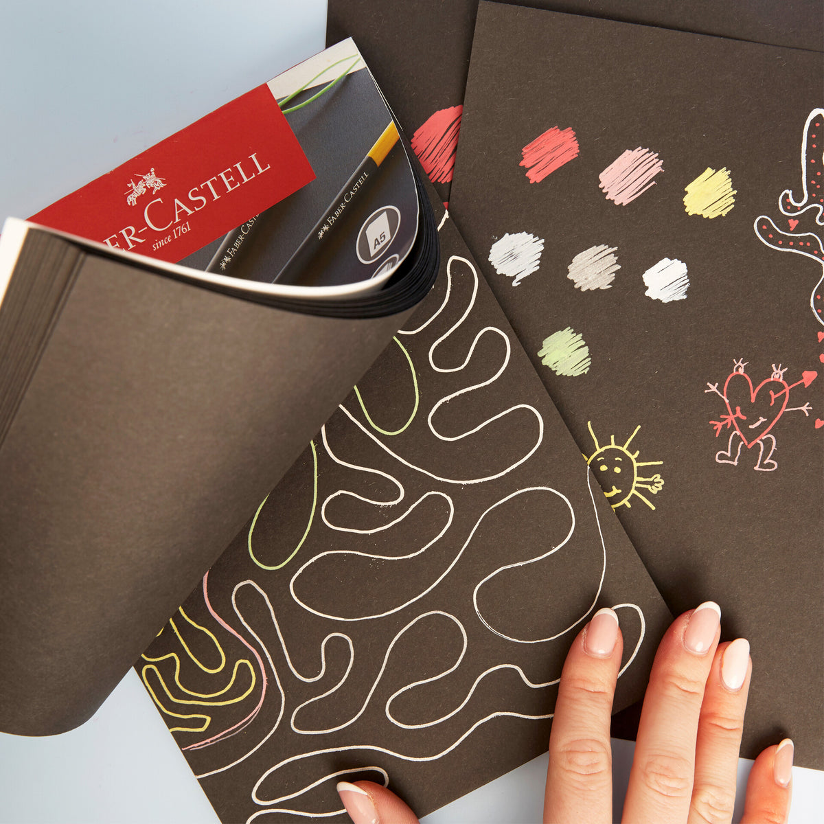 Bloco Desenho A4 Premium Black Edition Faber-Castell