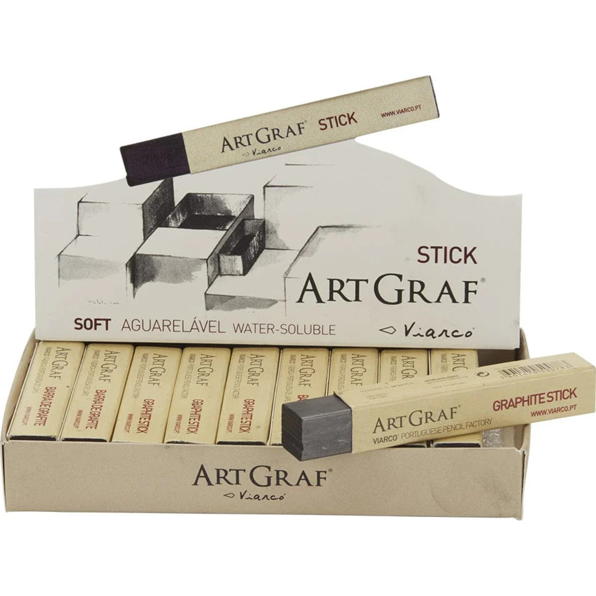 Stick Soft Aguarela Grafite 9Cm