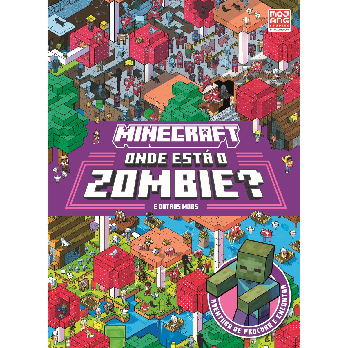 Minecraft: Onde Está o Zombie?: e Outros Mobs de Livro