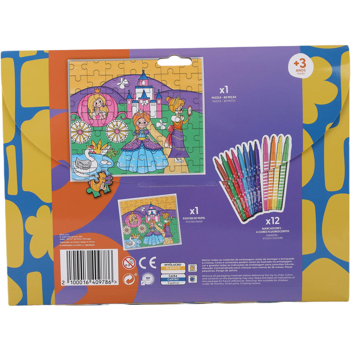 Kit Puzzle 80 Peças (várias opções)