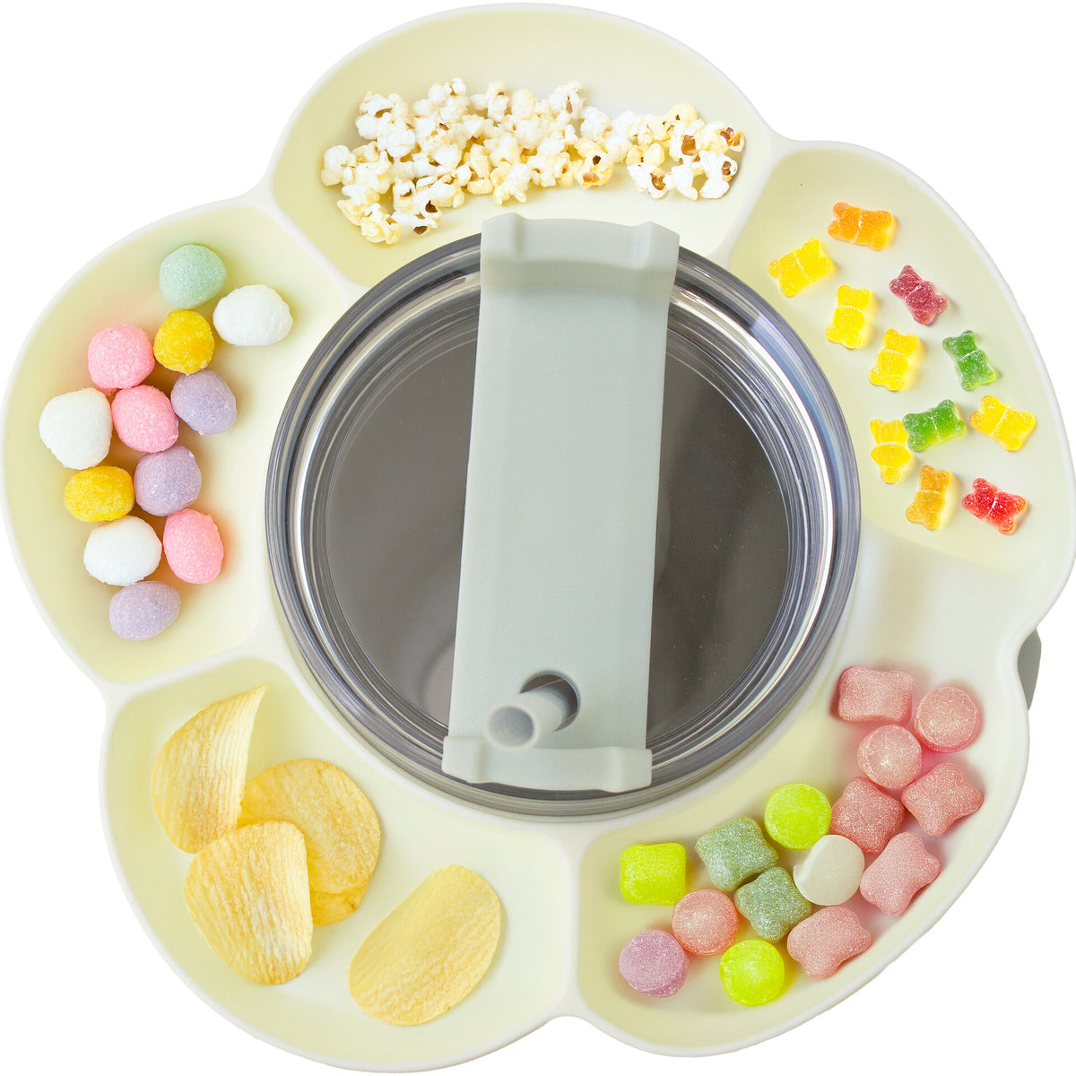 Bandeja de Snacks para Caneca Térmica Marshmallow