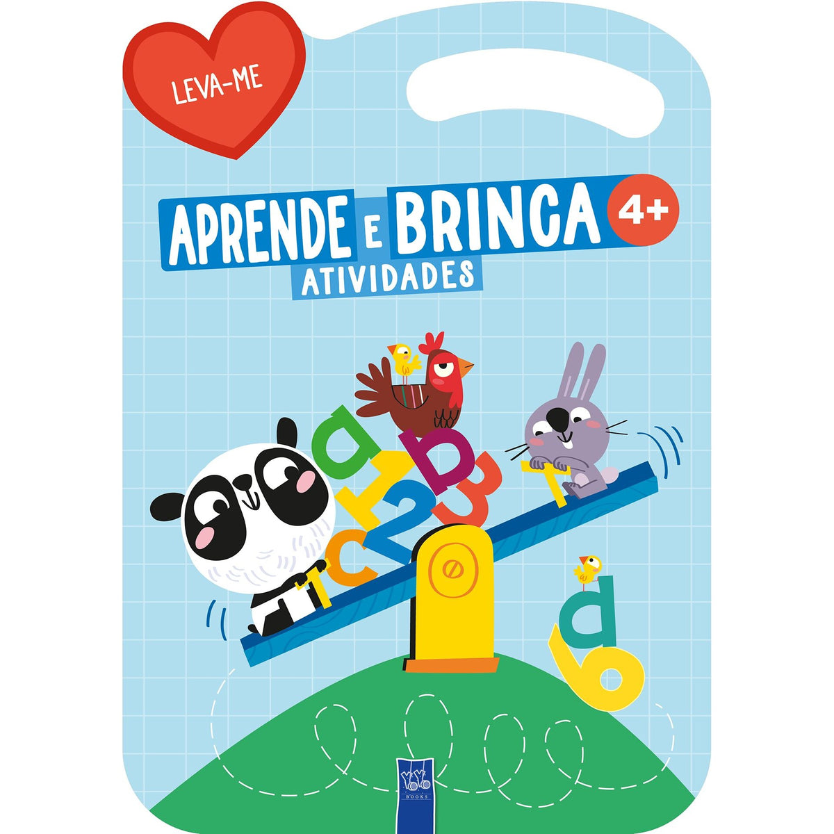 Leva-Me Aprende e Brinca-Atividades - Azul 4+ de Yoyo Books