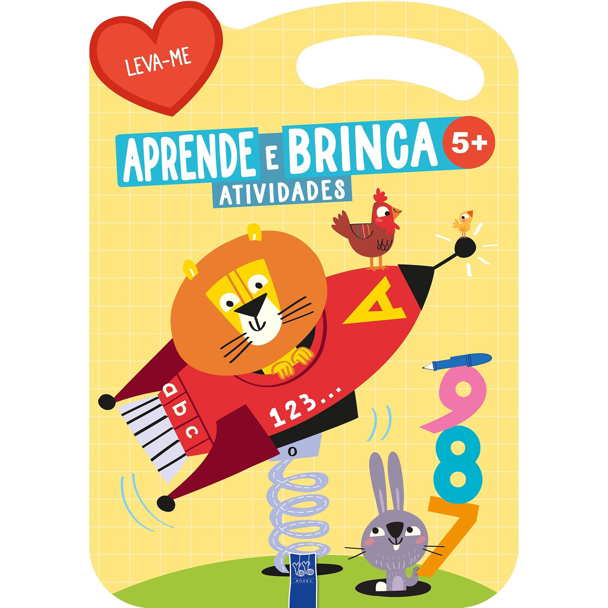 Leva-Me Aprende e Brinca-Atividades - Amarelo 5+ de Yoyo Books