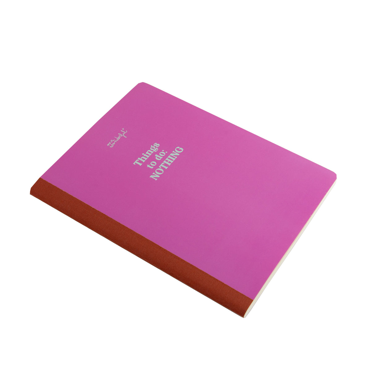 Caderno A5 - Things To Do: Nothing