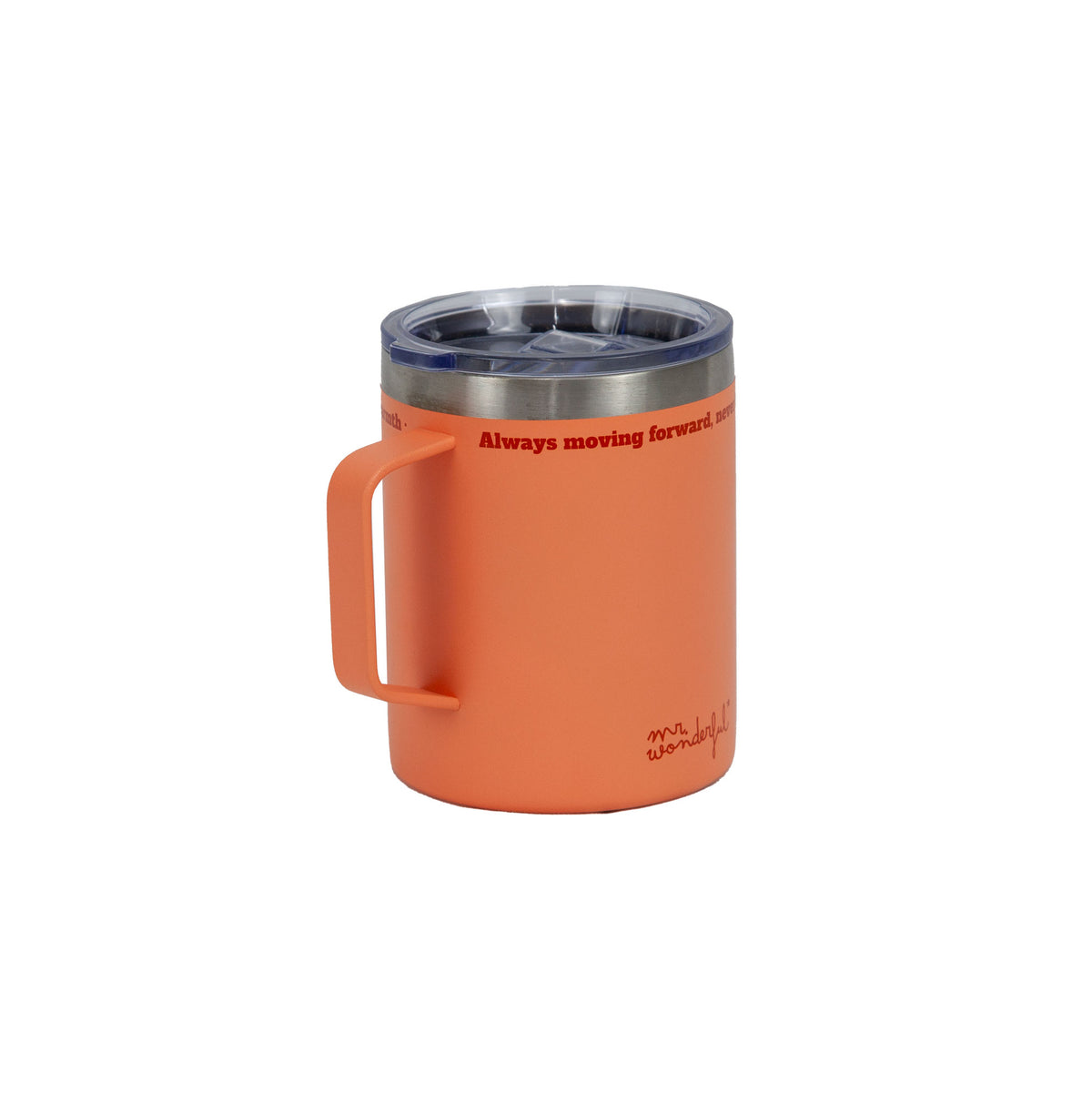 Copo Térmico Com Tampa - Salmão
