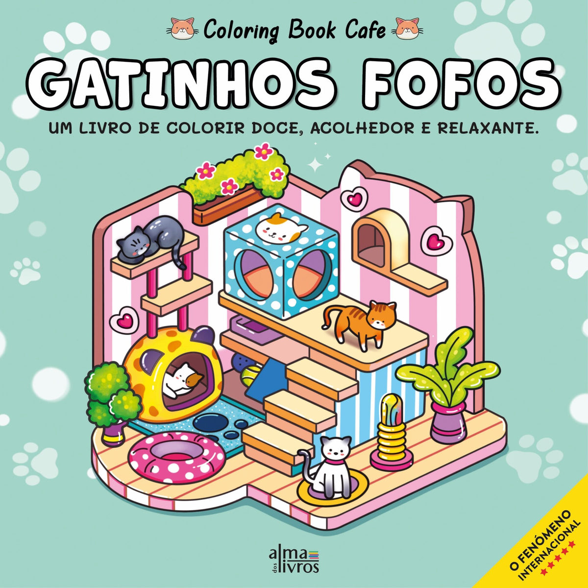 Gatinhos Fofos de Coloring Book Cafe